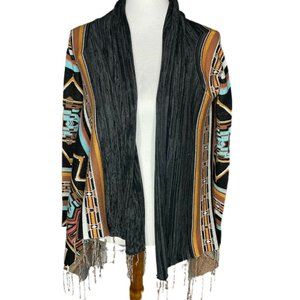 Billabong Colorful Boho Cardigan Sweater Small